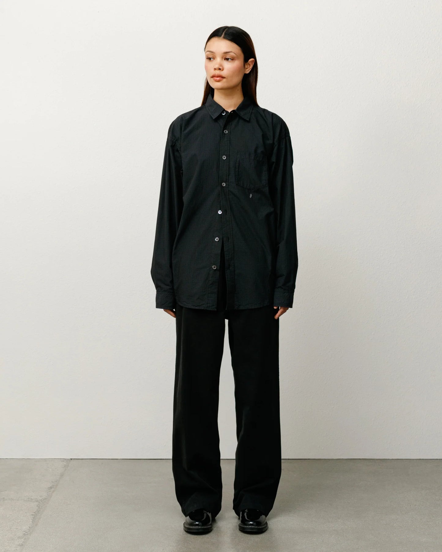 STUSSY CLASSIC LS SHIRT SPRAYED