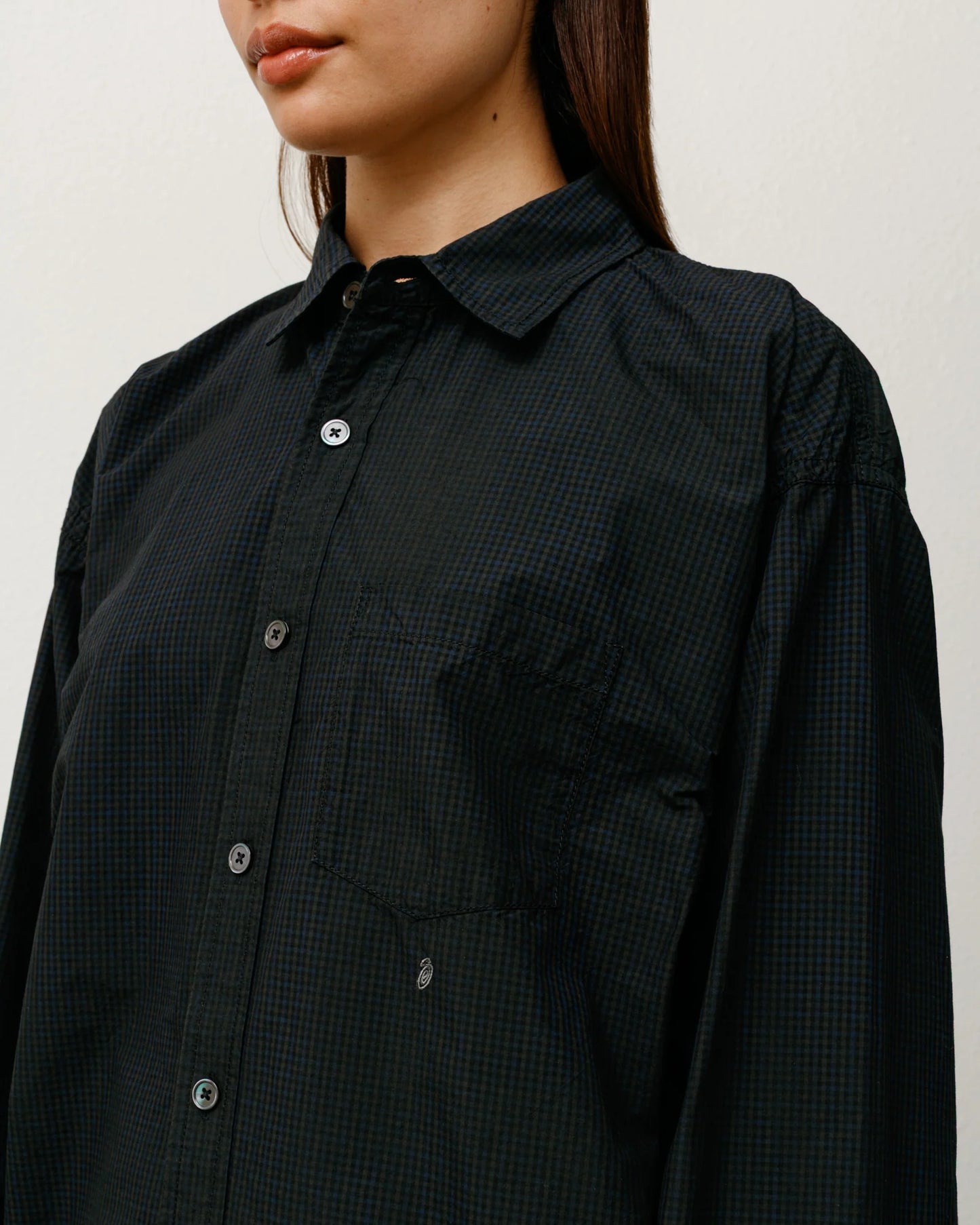 STUSSY CLASSIC LS SHIRT SPRAYED