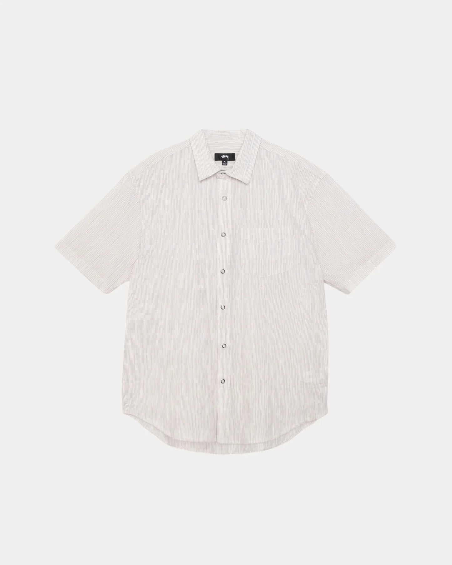 STUSSY WAVY STRIPED SHORT SLEEVE SHIRT