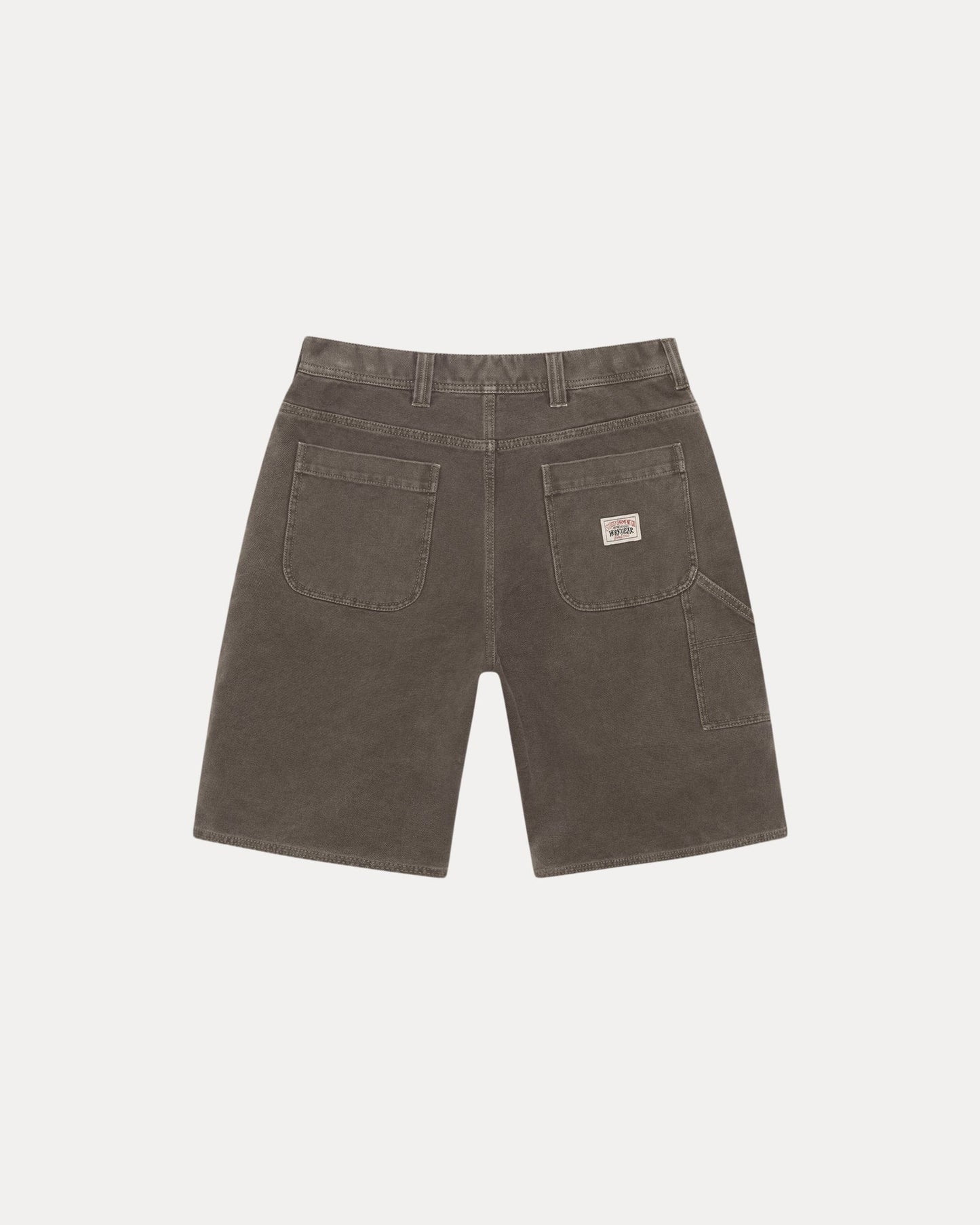STUSSY WASHED CANVAS WORK SHORT