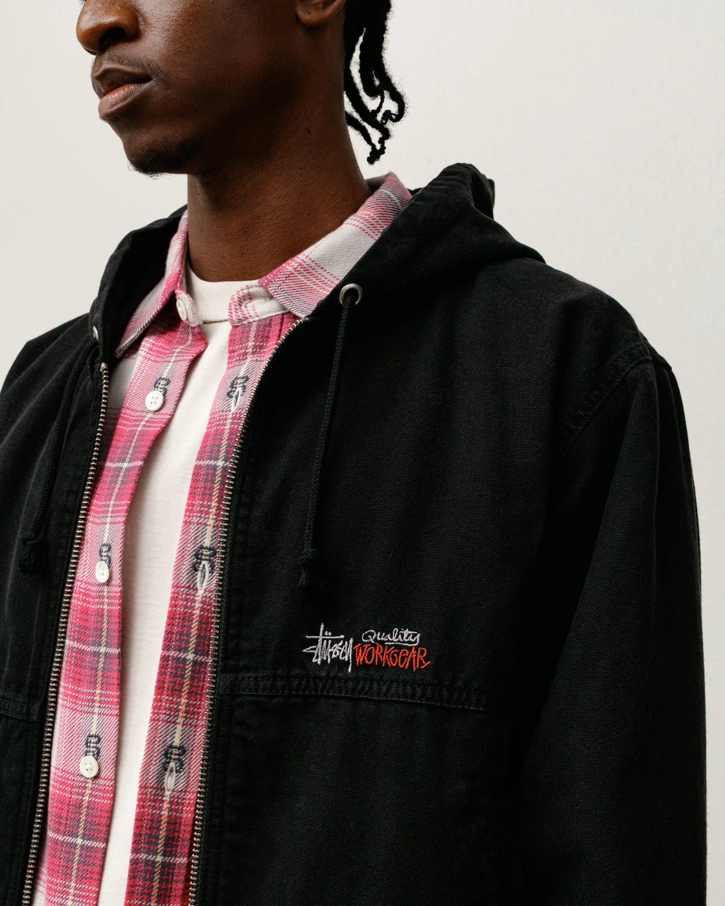 STUSSY INSULATED WORK JACKET CANVAS