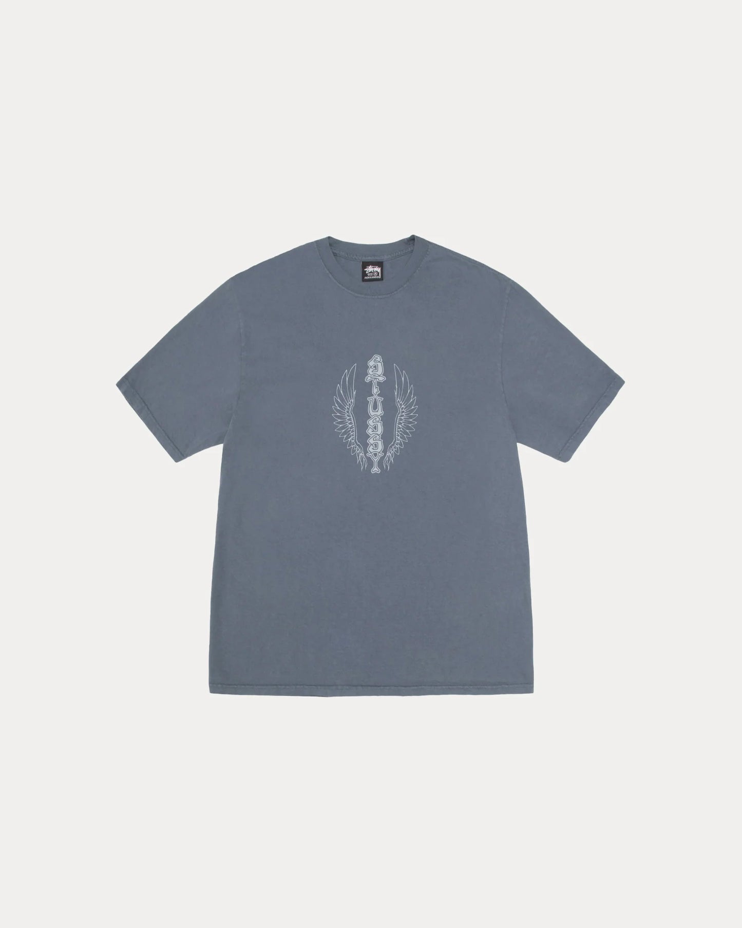 STUSSY WES WINGS TEE PIGMENT DYED