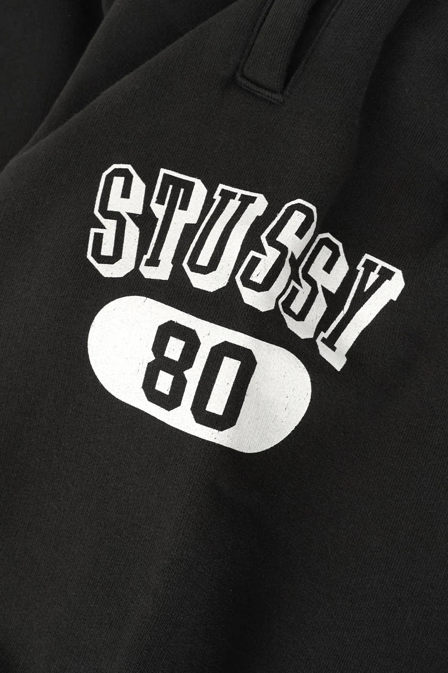 STUSSY 80S BLACK SWEATPANTS