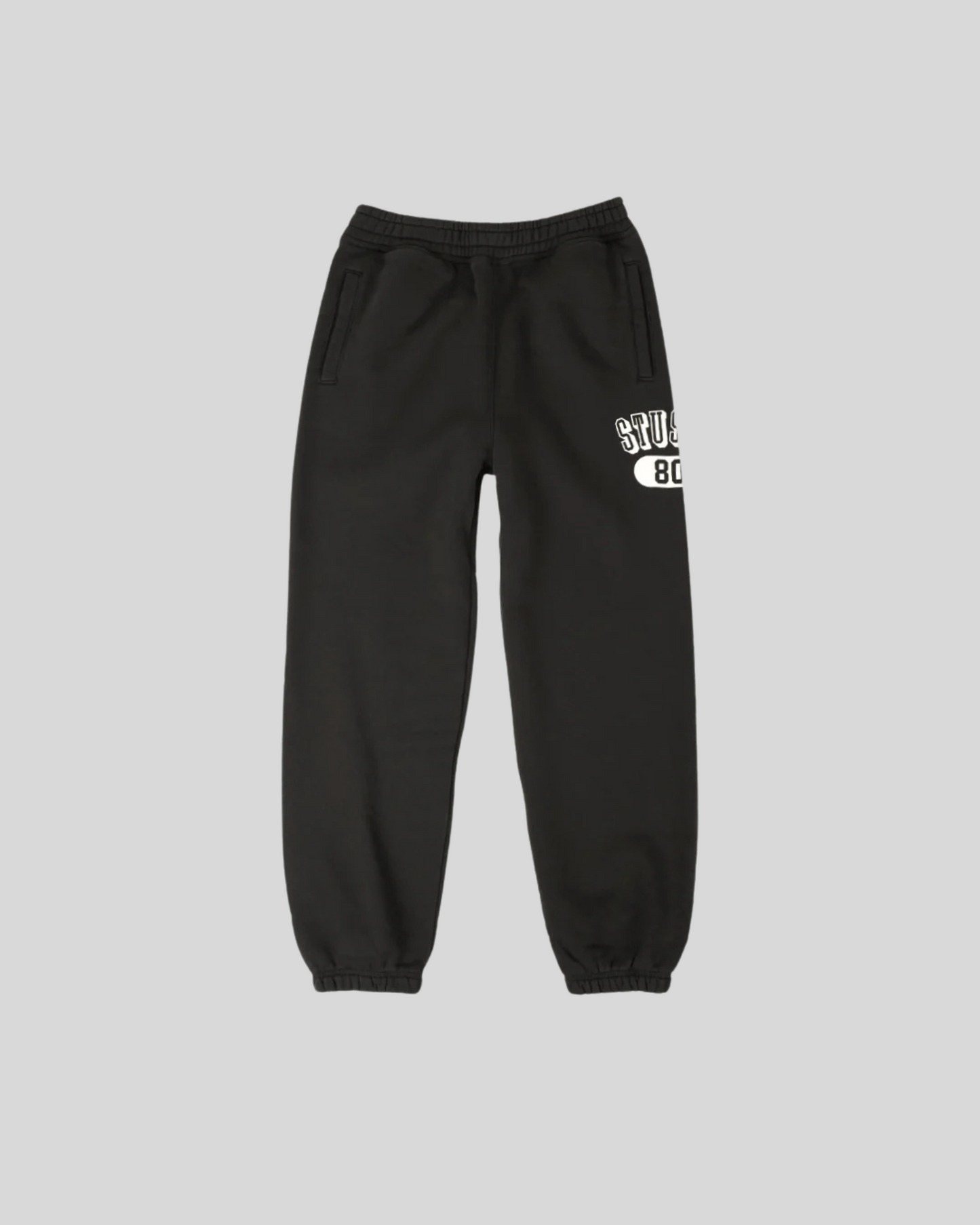 STUSSY 80S BLACK SWEATPANTS